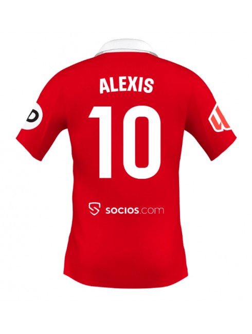 Sevilla Alexis Sanchez #10 Replika Borta Kläder 2025-26 Kortärmad Sevilla Alexis Sanchez #10 Replika Borta Kläder 2025-26 Kortärmad